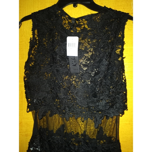 KIKI RIKI LACE ILLUSION WAIST BODYSUIT - Picture 4 of 7